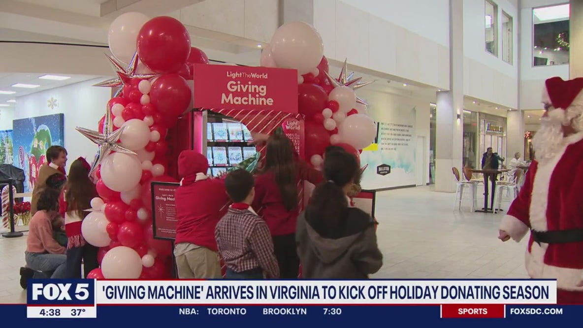 Giving Machines debut in Virginia for Giving Tuesday